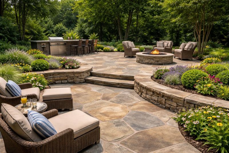 Flagstone Hardscaping in Mason, OH