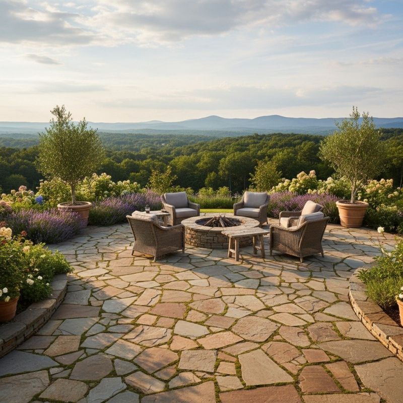 Flagstone Hardscaping in Walton, KY