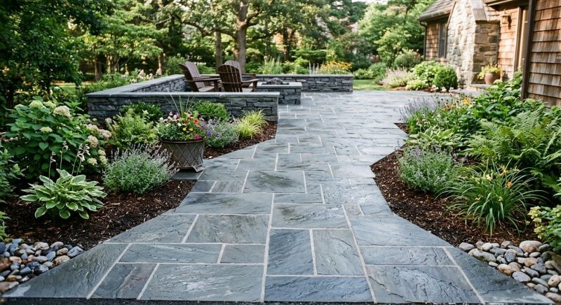 Slate Hardscape Installation in Cincinnati, OH