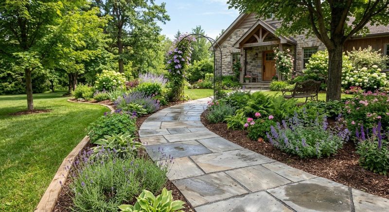 Stone Walkway Installation in Cincinnati, OH